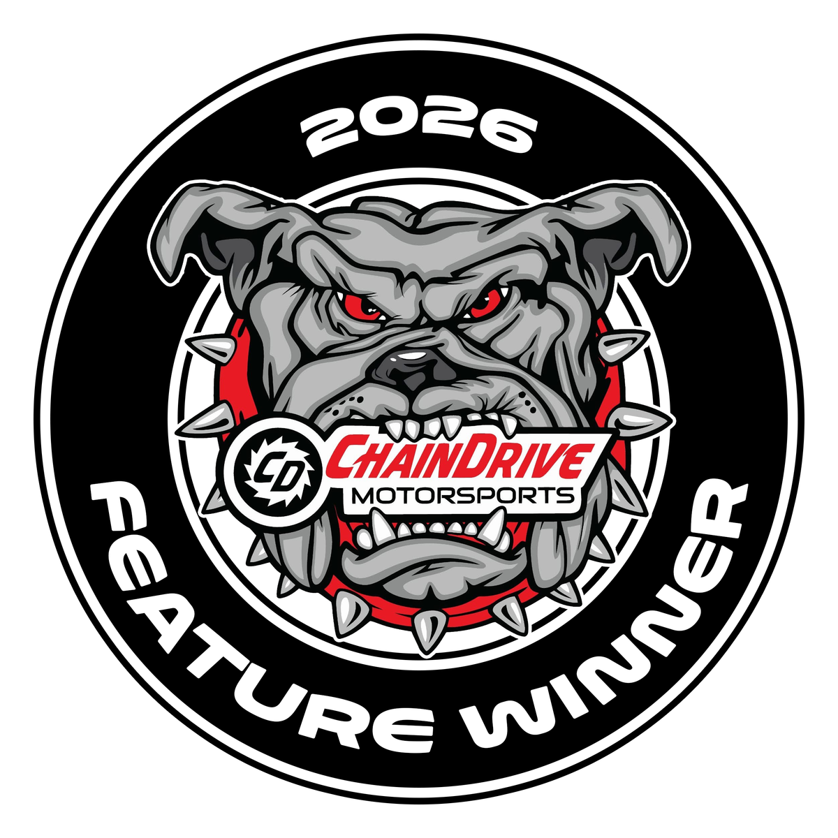 2026 Feature Winner Decal – ChainDrive Motorsports